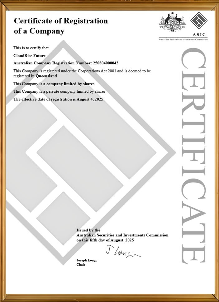 ASIC Certificate