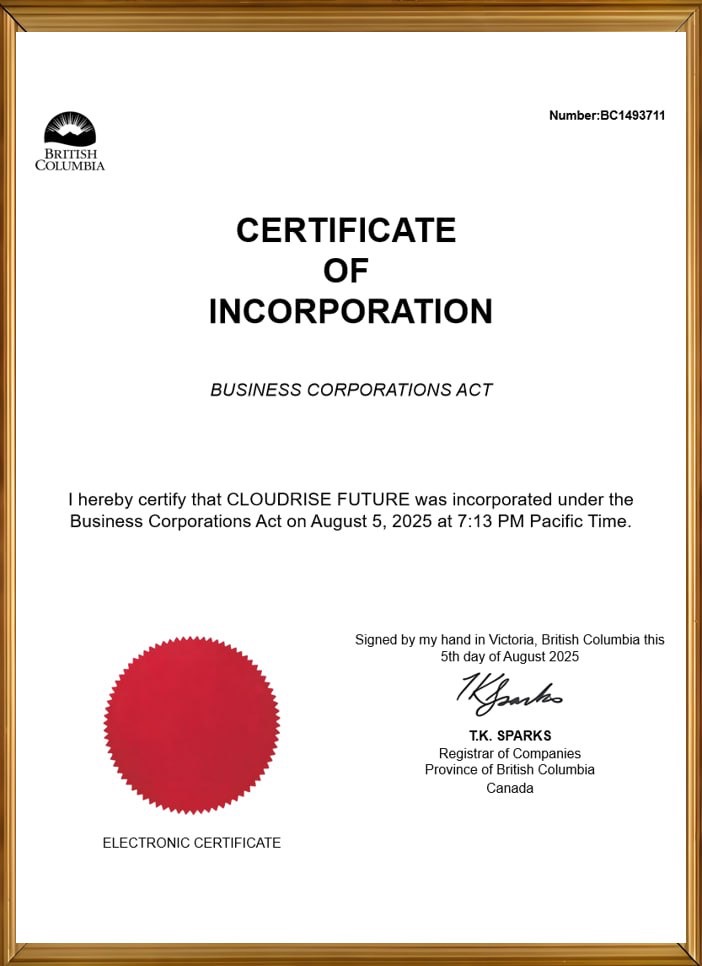 BC Certificate